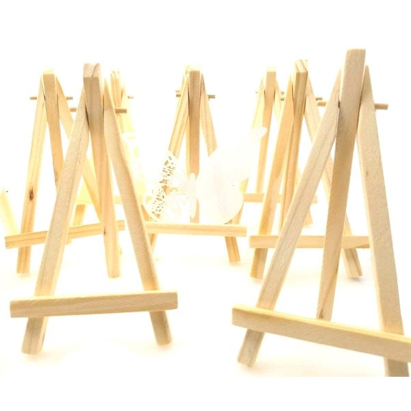 JZK 10 x Mini Little Small Wood Chalkboard Display Easel