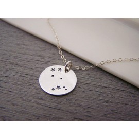 Gemini Zodiac - Constellation Necklace - Sterling Silver - Astrology Necklace - Gift for Her