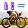 A ABSOPRO Tire Valve Caps French Dust Covers for Bicycle