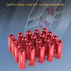 JDMSPEED New Red 20PCS M14X1.5 60MM Extended Forged Aluminum Tuner