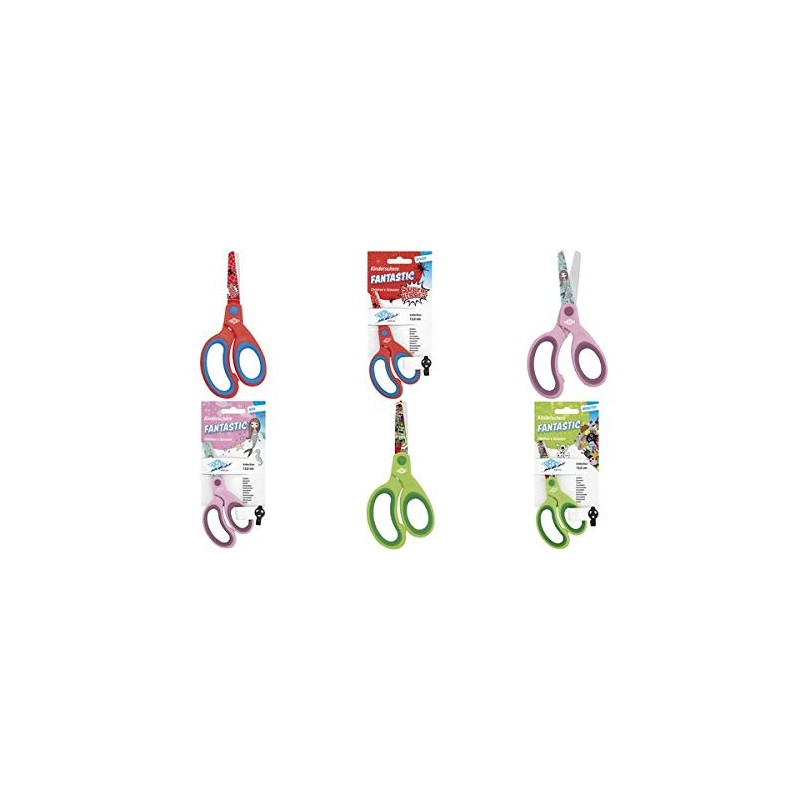 Forbici da bricolage 13 cm Fantastic forbici per bambini tonde,