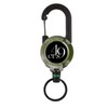 49ers Key Back Reel with Carabiner, Reel Keychain, Strong Pin-on