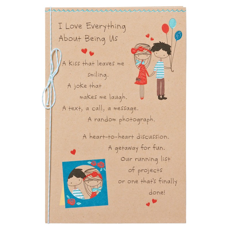 American Greetings Romantic Birthday Card (Being Us)