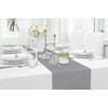 MODERNO Non-Woven Table Runner, Dark Grey, Modern, Festive Decoration for