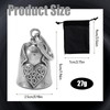 fKiZanthene Guardian Bell for Motorbikes, Gremlin Bell Lucky Charm with