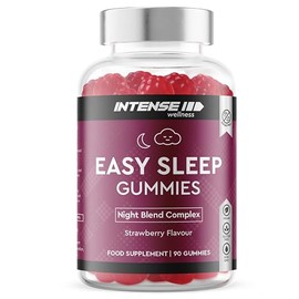 Easy Sleep Gummies for Adults – Magnesium Glycinate 100mg + Valerian Root, Ashwagandha & Lemon Balm – Sugar-Free Vegan Night-Time Gummies, Strawberry – 90 Count