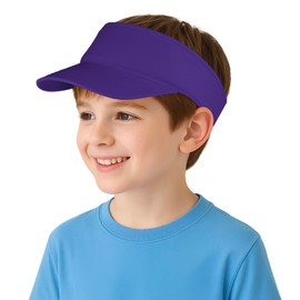 TOPTIE Kids UV Sun Protection Visor Cap, Adjustable Cotton Sun Hat Visors for Boys Girls