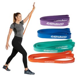 THERABAND Banda de Alta Resistencia, Bandas elásticas para Mejorar la flexibilidad, rehabilitación de Lesiones y Entrenamientos de Cuerpo Completo,...