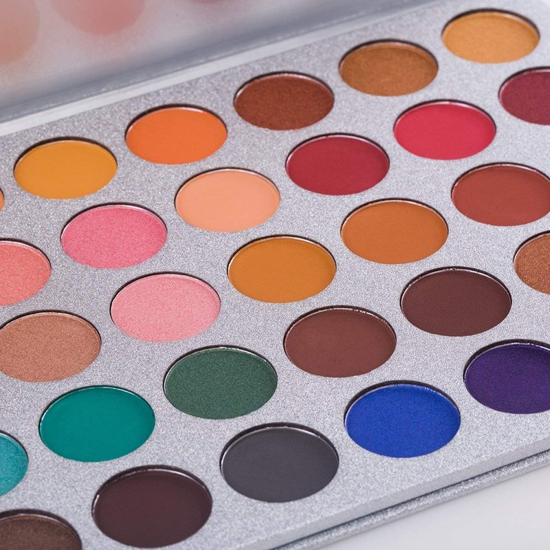 Beauty Glazed Eyeshadow Palette and Makeup Brushes, Matte Shimmer Eye