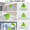 Wall & Baseboard Cleaner Mop Tool with 82'' Long Handle,