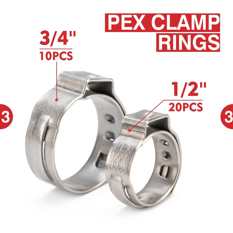 iCRIMP KIT-1096D PEX Clamp Tool Kit for 3/8 to 1