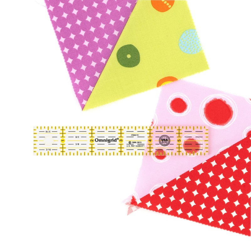 Omnigrid 1 x 6-Inch Ruler, Clear Quilting and Sewing Ruler