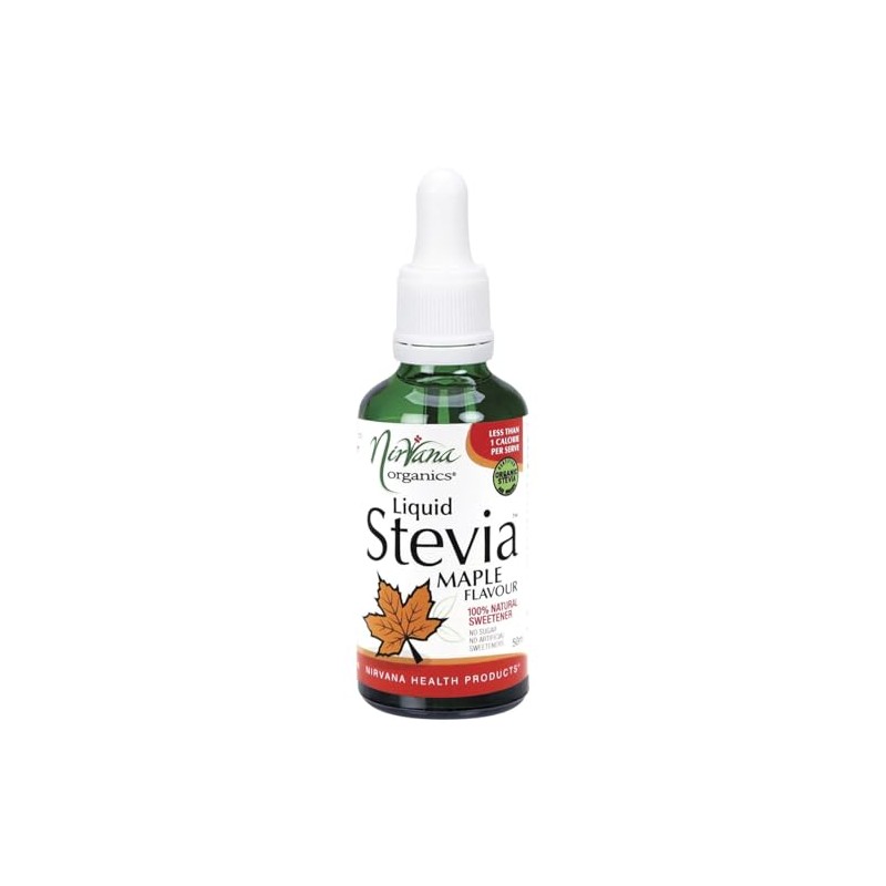Nirvana Organics Maple Flavour Stevia Liquid 50 ml