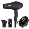JINRI Hair Dryer, 1875W, 3 Heat & 2 Speed, with