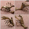 Kisangel Brass Lobster Figurine Feng Shui Statue Wealth Good Luck