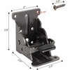 Folding Brackets, Lock Extension Support for Table Bed Leg, Bronze