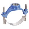 Smith-Blair Service Saddle Repair Clamp, 6" Pipe Size, Fits Outside