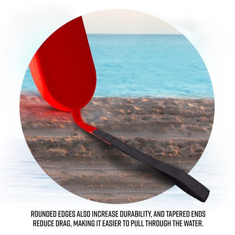 ASA TECHMED Durable Lifeguard Rescue Tube - Heavy Duty Construction,
