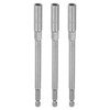 sourcing map 3pcs Nut Driver Drill Bit 5.5mm Metric Impact
