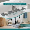 Faucet Mat for Kitchen Sink, 24 Inch Long Diatomite Fast