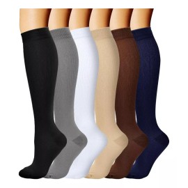 Deykay  Calcetas Compresión U Alivia Varices Y Circulación 6 Pares