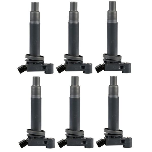 ENA Set of 6 Ignition Coil Pack Compatible with Toyota Lexus Avalon Camry Highlander Sienna ES300 RX300 V6 1MZFE Engine Only Replacement for C1175 UF-267