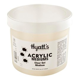 Hyatt's Acrylic Clear Gel Medium, 32 Ounce Jar, 1 Each