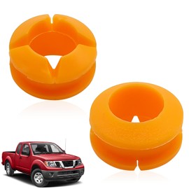 SYudwen 2 Pcs Transmission Shift Cable Repair Orange Bushing, Compatible with QX56 QX80 Equator Pathfinder Titan Xterra Armada Frontier, Auto Parts Replace OE #134193