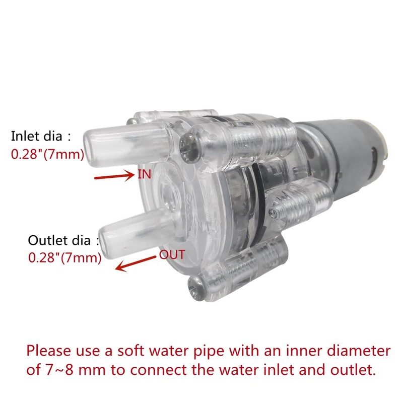 DC 12V self-priming diaphragm pump Micro water pump, 2LPM 15PSI