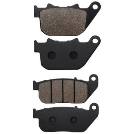 Cnornus Front and Rear Brake Pads for Harley Davidson XL 883C Sportster Custom 2004-2010 XL 883 Sportster STD 2004-2008 X L 1200 C Sportster 2004-2013
