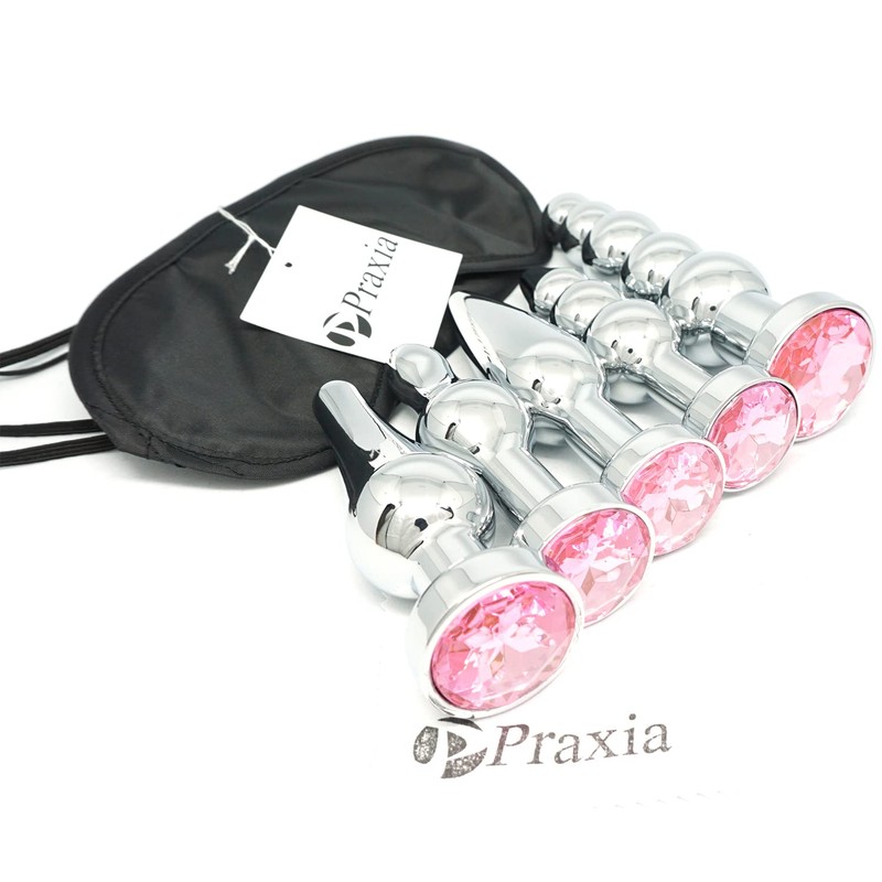 Praxia Jewelry, Plug, C Type, Pink, Maximum Diameter 1.1 inches