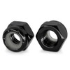 5/16-18 Black Nylon Insert Lock Nuts, Stainless Steel 304 (18-8)