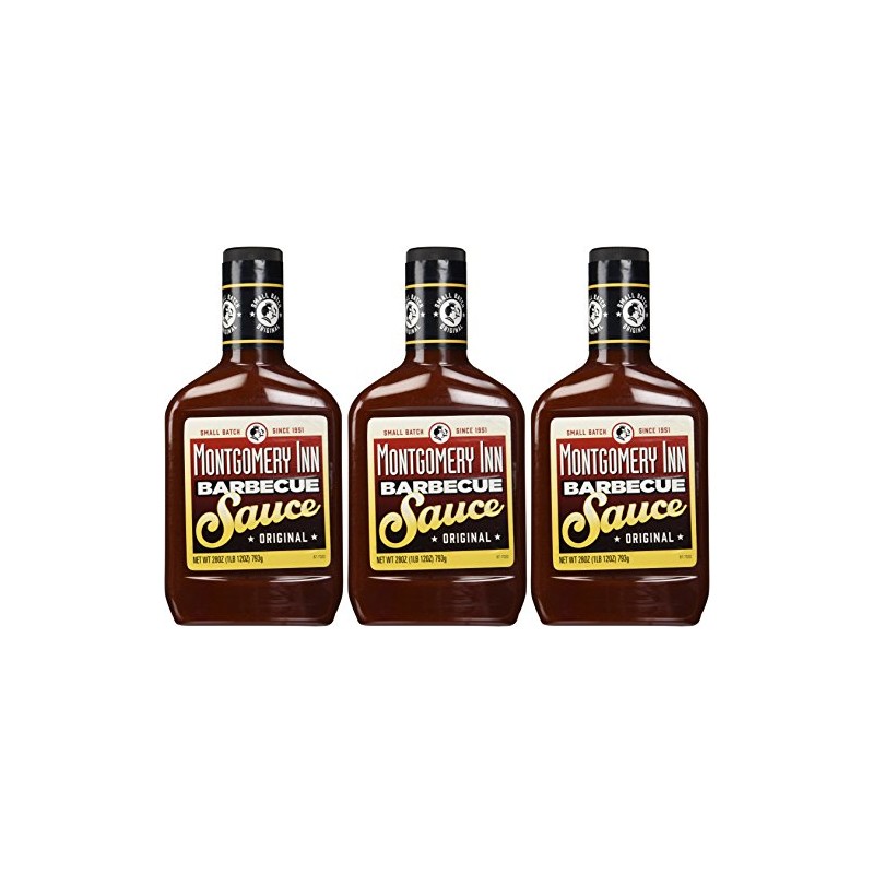 Montgomery Inn Barbecue Sauce (3 Pack 28oz Each)
