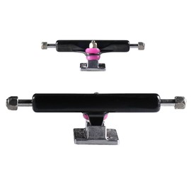NOAHWOOD DIY Pro Fingerboard Truck 35mm (Silver Baseplate + Black Hanger) Ark Truck iiG