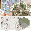 Funny DIY Stickers Scene,4 Sets DIY 3D House Stickers,Make Your