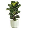 Elho Facet Round 17cm Vasi per Piante - Tea Green