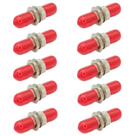 PacSatSales - ST to ST Coupler - 30 Pack ST Connector with EZ Open Tube - ST Fiber Coupler for Extending ST Fiber Cables - Fiber Optic Cable Connectors with Twist and Turn Barrel Lock Mechanism