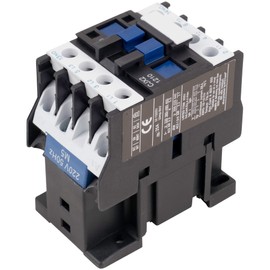 Ultra Durable CJX2-1210 3 Pole Contactor 25 Amp 220VAC Coil by BlueStars - Compatible with Relays, Air Conditioner, Heat Pump, Refrigeration Systems