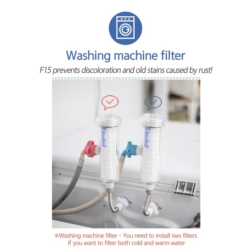 Dewbell Washing Machine Filter Water Purification Filter Removes Rust and