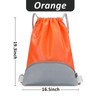 Vepudi Waterproof Drawstring Backpack with Zipper Pocket – Lightweight Sackpack