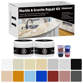 Marble and Granite Repair kit Porcelain Marble Stone and Quartz Countertops Repair kit for Chips Dents Cracks Holes Scratchs, Fix Chipped Edges Corners, Reattaches or rebuilds Missing Pieces