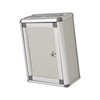 yuksok Small Suggestion Box with Lock Organizer Letter Box Multipurpose