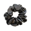 Jasmine Silk Charmeuse Pure Silk Hair Scrunchie Black