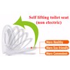 Minixi Self Lifting Toilet Seat, Non Electric,No Cleaning Required,Auto Lifting,Self