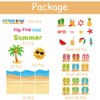 Summer Beach Bulletin Board Decorations Set Flip Flop Paper Cutouts