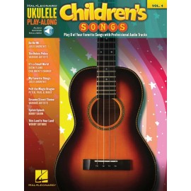 Children's Songs Sheet Music Ukulele Play-Along Book and Audio NEW 000701454