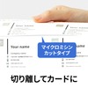 エーワン 名刺 マルチカード レーザー 100枚分 51335
