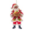 African American Kwanzaa Santa Ornament