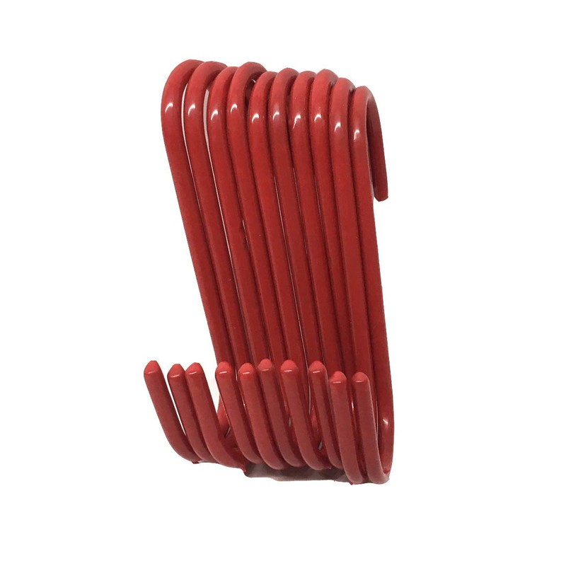 Set of 10 pc S Shape Utility Hook Set, Vinyl