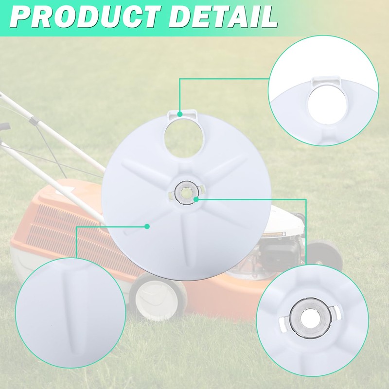 2 Pack 127-6840 Wheel Cover Assembly for Toro - Replacement